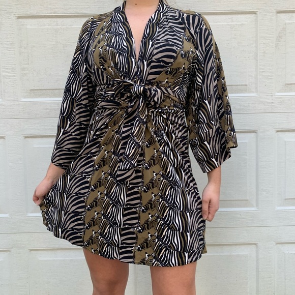 Issa London X Banana Republic Zebra Dress - Picture 2 of 9